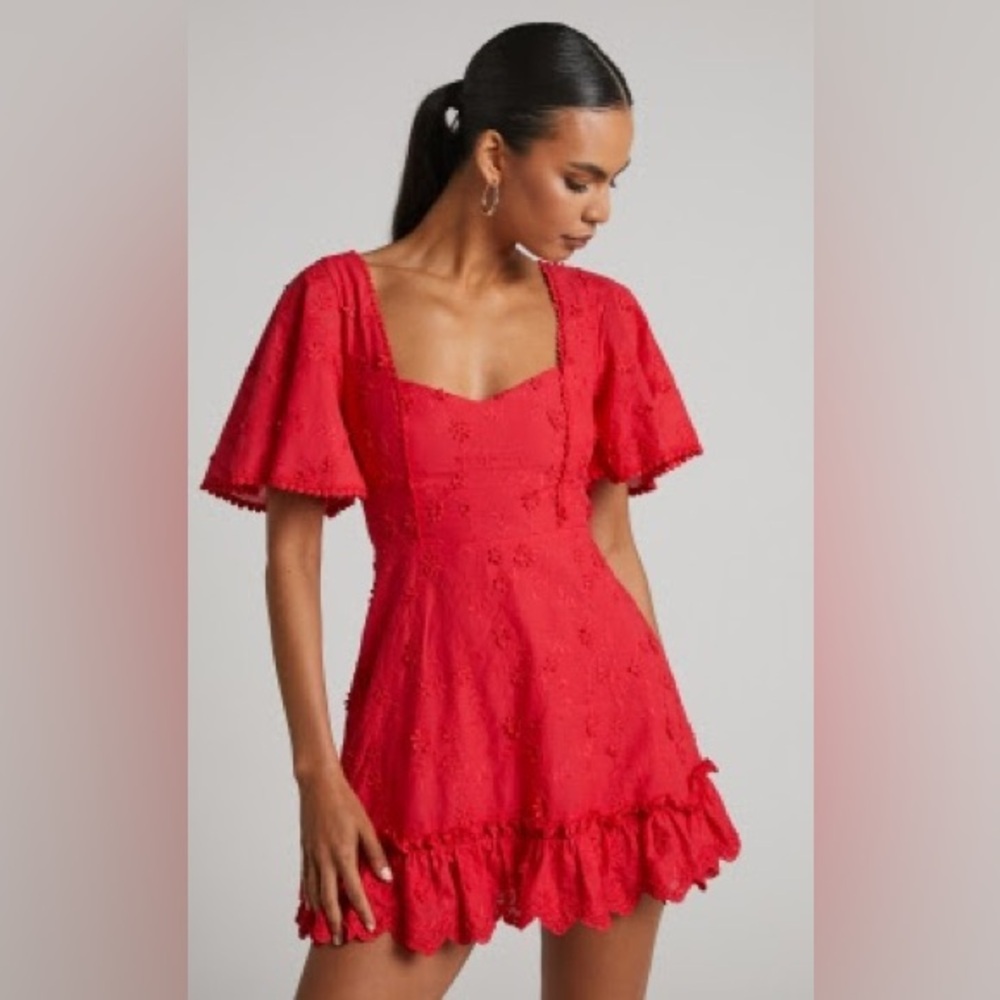 Showpo Fancy A Spritz Red Dress